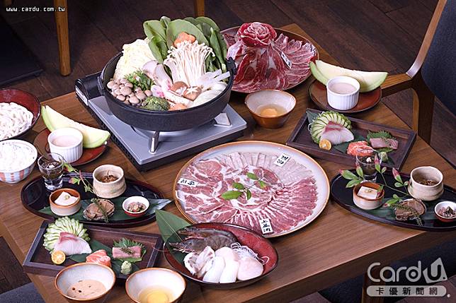 日式壽喜燒頂級肉品配上懷石料理，精緻又美味(圖/大員皇冠假日酒店　提供)