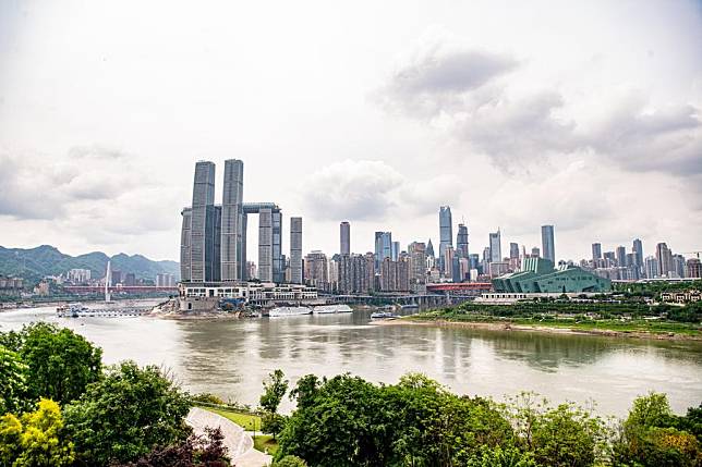 This photo taken on April 23, 2024 shows a view in southwest China's Chongqing Municipality. (Xinhua/Tang Yi)