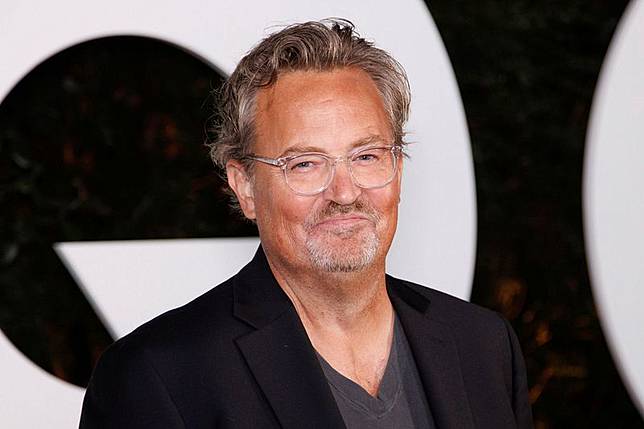 飾演《六人行》錢德勒・賓（Chandler Bing）一角聞名，男星馬修・派瑞（Matthew Perry）2023年去世。（美聯社）