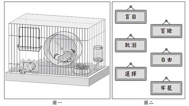 114年會考國文寫作測驗題目。圖／會考中心