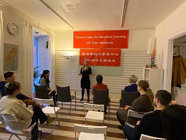 北歐第一間「台灣華語文學習中心」1月8日在瑞典斯德哥爾摩僑校「Tizzy的中文樂教室」舉行開幕典禮。(取自駐瑞典代表團網站)