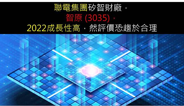 【研究報告】智原 (3035) 2022成長性高，然評價趨於合理