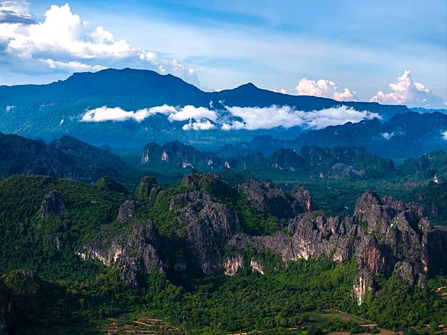 Photo taken on June 22, 2024 shows Hin Nam No National Park in Khammouane Province, Laos. (Photo by Kaikeo Saiyasane/Xinhua)