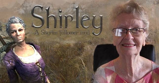 Skyrim阿嬤跟自己組隊，《上古卷軸5》追隨者Mod「Shirley」開放下載