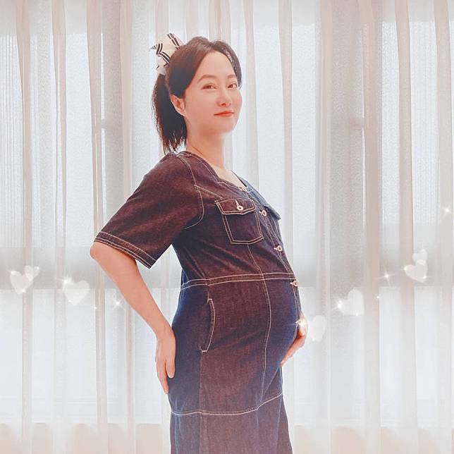 趙小僑目前懷孕30週。(修毅提供)