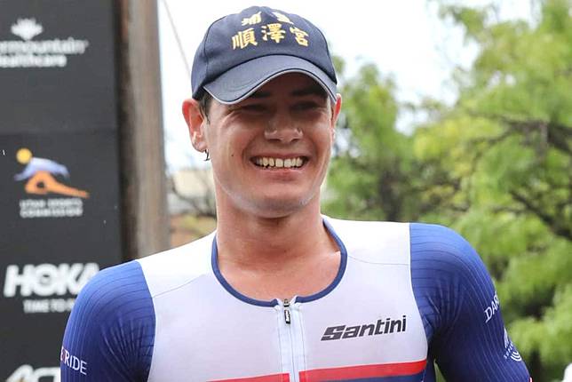 挪威鐵人三項選手艾登（Gustav Iden）。圖片來源：<a href=