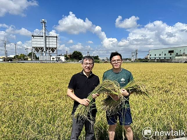 智耕創新團隊執行長黃明發成功研發天然低蛋白米。 唐復年/攝