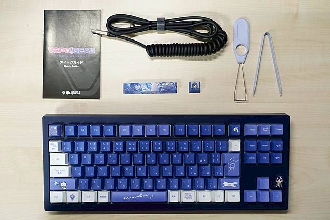 VSPOTGEAR ゲーミングキーボード 緋緋のあ EDITION VSPO! GEAR