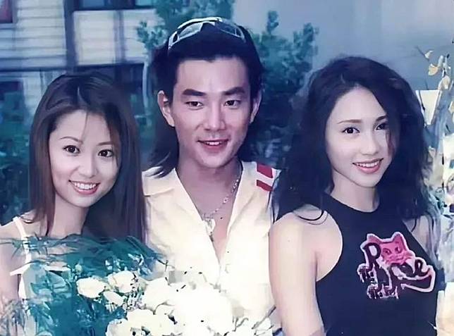 林心如在臉書貼出23年前她和任賢齊、黎姿合拍《新楚留香》的合照。（翻攝自Ruby林心如臉書）