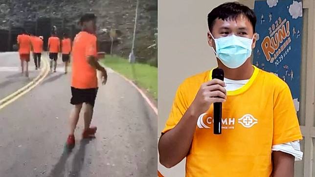 連先生移植手術半年後就能開始慢跑。長庚醫院提供