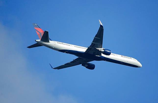 達美航空客機示意照。圖片來源 LINE TODAY：AP / 達志影像  
