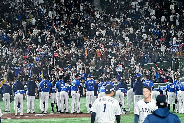 東京巨蛋台日戰。（圖／記者黃晨瑋攝）