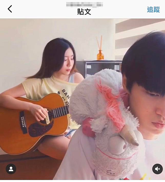 網路歌手Vera Chai與27歲創作人呂孝廷，常在社群網站中放閃。（翻攝自VeraChai IG）