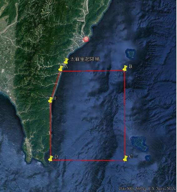 中科院10至12日於台灣東南沿海進行軍事操演及無人航空系統(UAS)作業，漁業署籲作業船隻避開危險區域。(記者陳賢義翻攝)