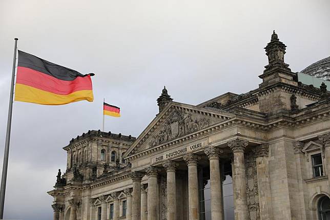 This photo taken on Dec. 16, 2024 shows the German Bundestag in Berlin, Germany. German Chancellor Olaf Scholz lost in a vote of confidence in the Bundestag, the lower house of parliament, on Monday. (Xinhua/Du Zheyu)