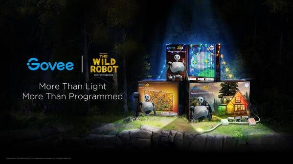 Govee Unveils Innovative Curtain Lights 2 in Collaboration with DreamWorks Animation’s New Film, The Wild Robot