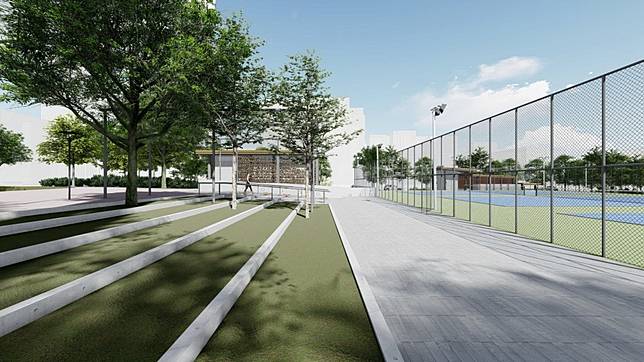 台中市府斥資六億元推動北屯區兒童公園地下停車場新工程，主體工程已完成發包作業，今年五月下旬將開工施作，預計一一六年完工。（記者陳金龍攝）