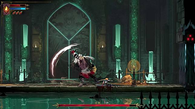 用滑鏟穿過去