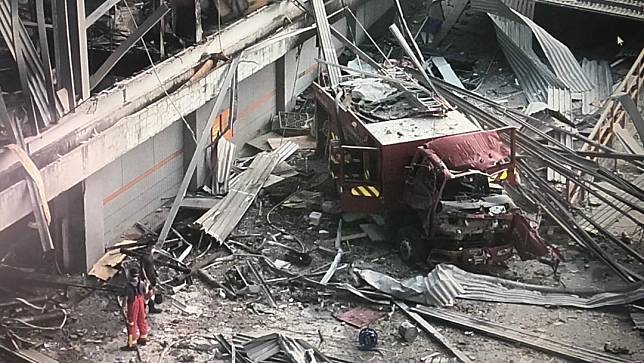 明揚國際屏東廠22日火警爆炸，造成上百人傷亡。資料照。消防局提供
