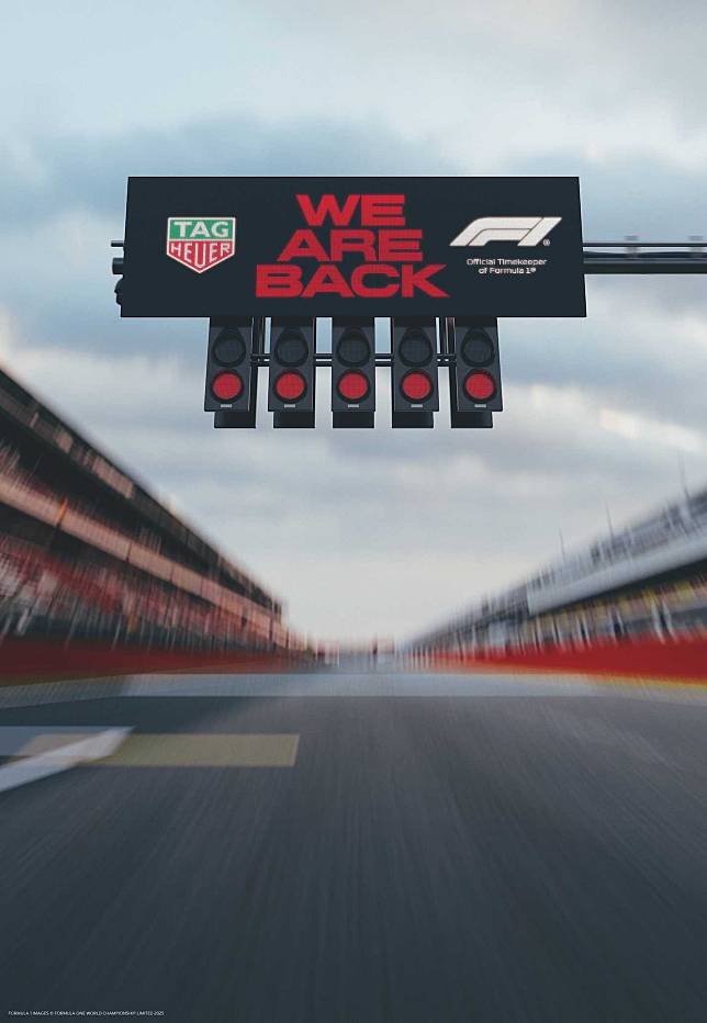 WE ARE BACK 榮耀回歸TAG HEUER 泰格豪雅再次擔任 Formula 1®一級方程式大賽官方計時