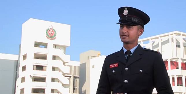 在港土生土長的巴基斯坦裔簡華生是今屆新紮消防員之一。