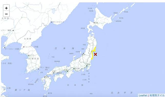▲日本今（16）晚發生地震，發布海嘯警報。（圖／翻攝自日本氣象廳官網）