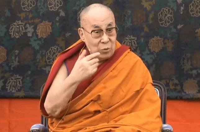 西藏精神領袖達賴喇嘛。   圖：翻攝達賴喇嘛臉書影片