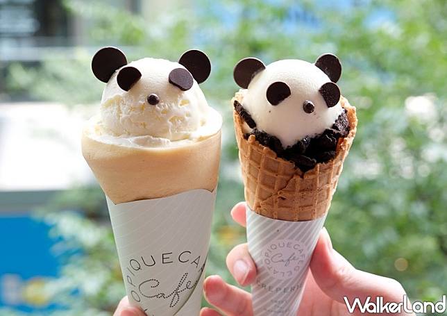 gelato pique café「熊貓可麗餅、熊貓冰淇淋」 / WalkerLand窩客島整理提供 未經許可不可轉載