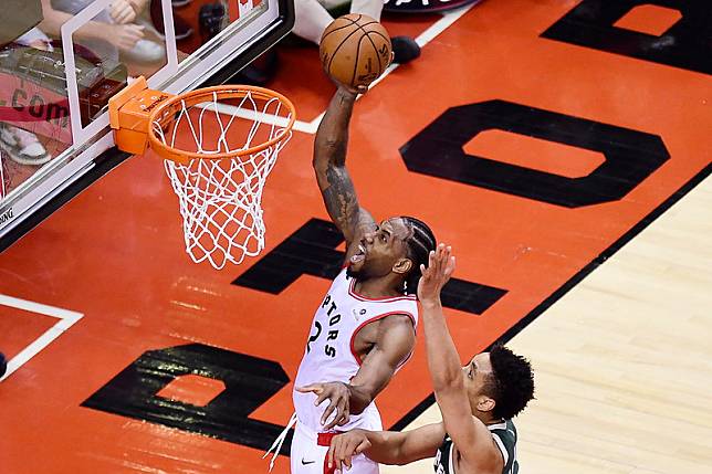 Kawhi Leonard（2號）。（達志影像資料照）