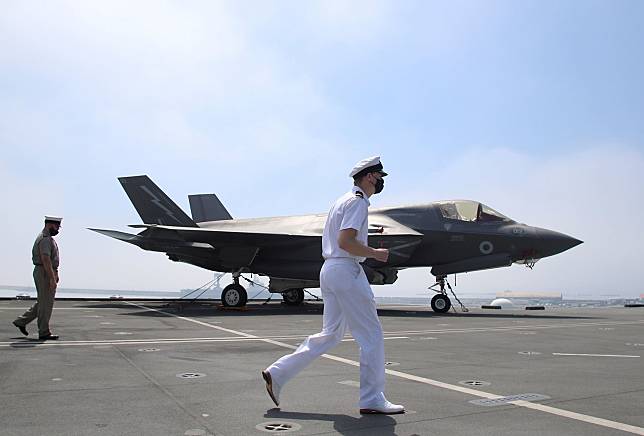 美軍匿蹤戰鬥機 F-35B。   圖：達志影像/路透社