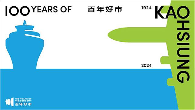 「百年好市」主視覺呈現港都海空雙港意象。(圖片提供/高雄市政府文化局)