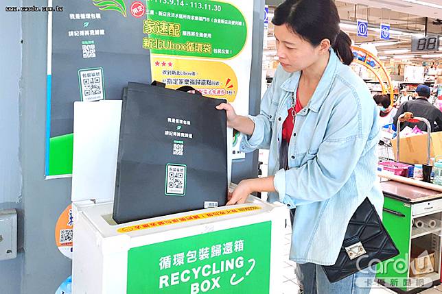 指定用「新北Ubox」循環包材包裝出貨再回收送免運券(圖/新北市政府　提供)