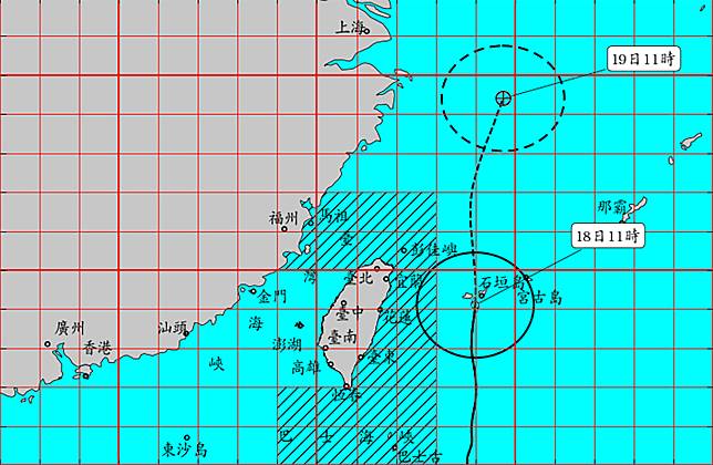 颱風丹娜絲最新動態看這篇　六縣市持續降下豪大雨