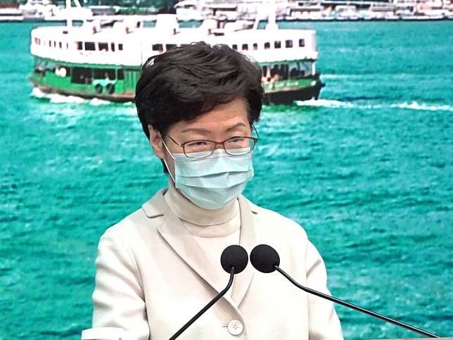 香港民意研究計劃調查顯示，林鄭月娥的最新評分為 25.5分。（港台圖片）