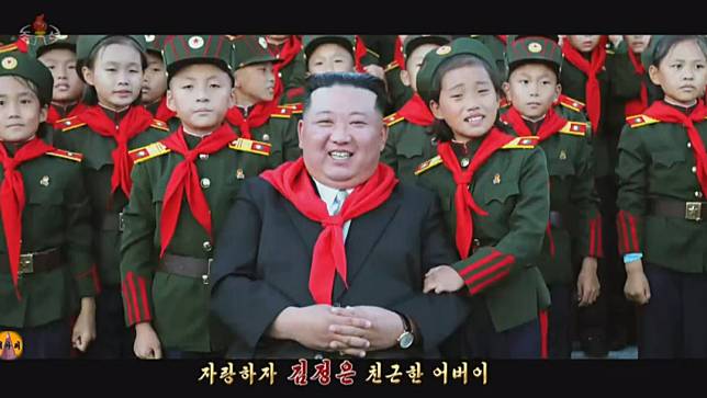 北韓領導人金正恩。翻攝Twitter＠roco_<i>roco</i>