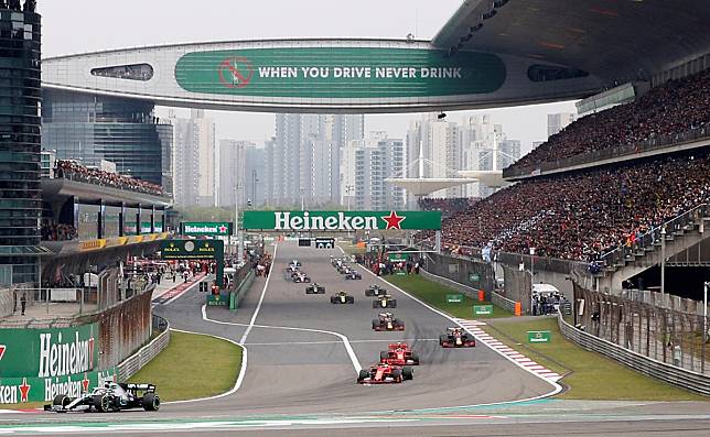上海F1在疫情後首次舉行，於4月19日開賽。