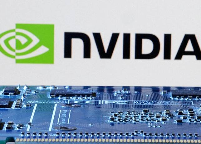 FILE PHOTO: Illustration shows NVIDIA logo