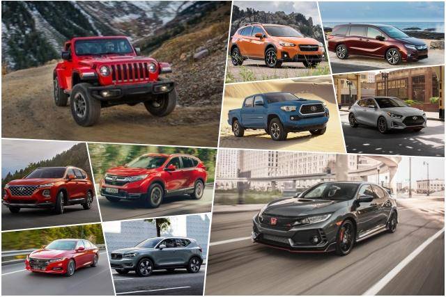 美國最大汽車估值機構《Kelley Blue Book》綜合 2019 年的各項調查結果，選出表現最佳 10 款車。