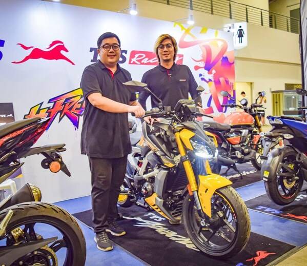 Launch of TVS Apache RTR 310 at National Bikers Weekend in Singapore