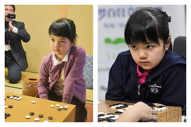 ▲史上最年輕的職業圍棋士仲邑堇，今年才 10 歲，但她下棋時的氣場超強，被網友封為「死亡之瞪」。（圖／翻攝自 9GAG 網站）