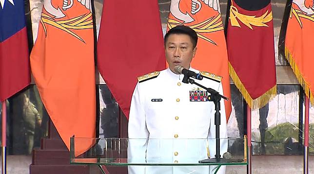 海軍124艦隊獲得國軍模範團體獎，艦隊長朱惠民少將22日表示，為捍衛台海安全，艦隊官兵不分晝夜嚴密監控共艦動態。(林詠青 攝)