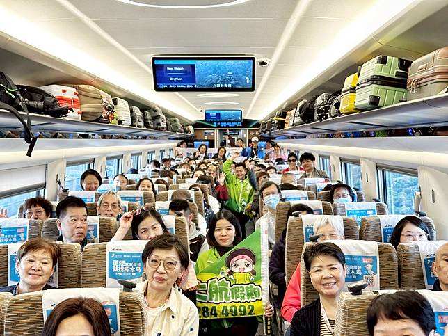 大航假期推出全港首次廣東清遠3天高鐵專列團，600多名額爆滿。 朗清心遊圖片