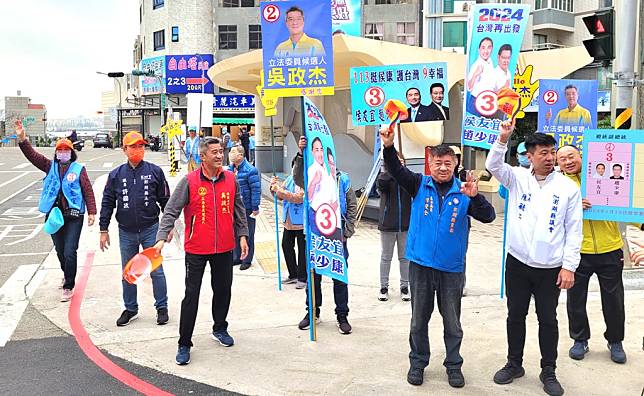 國民黨全國連線街口拜票 吳政杰率隊懇託