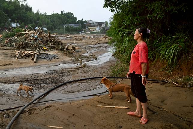 中國重慶永川區遭暴雨襲擊，至今（5/25）已釀9死、11人失聯。路透社