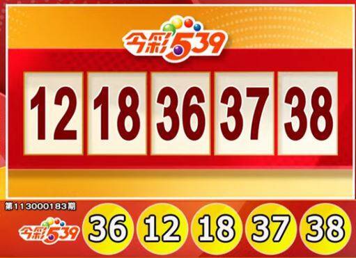 今彩539、39樂合彩開獎號碼。(擷取自三立iNEWS《全民i彩券》)