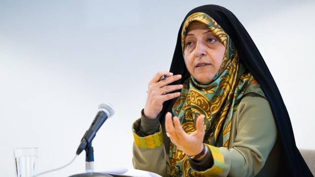 伊朗副總統瑪蘇梅·埃卜特卡爾(Masoumeh Ebtekar)於2月27日確診感染武漢肺炎。   圖：翻攝人民日報（資料照）