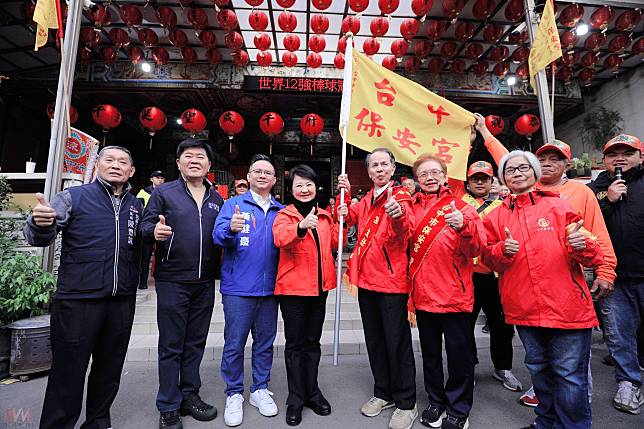 台中市保安宮75週年慶典遶境祈安　市長盧秀燕祈求市民幸福安康