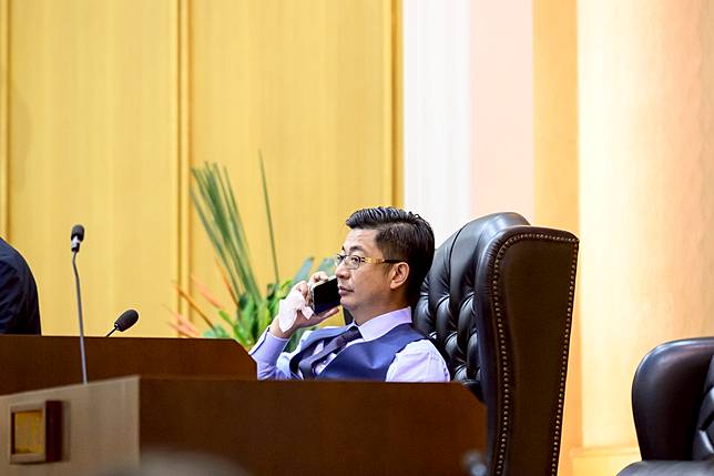 謝典霖自2010年擔任彰化縣議會議長至今，當時他年僅30歲，是台灣地方自治史上最年輕議長。（攝影／黃世澤）