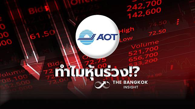 ย้อนรอยหุ้น AOT เกิดอะไรขึ้น? ทำไมกำไรโตแต่ราคาหุ้นร่วง!