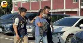 李能謙抵達新北刑大！　涉臉書投資詐騙全程不發一語